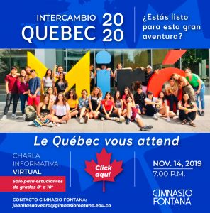 Intercambio Quebec Gimnasio Fontana