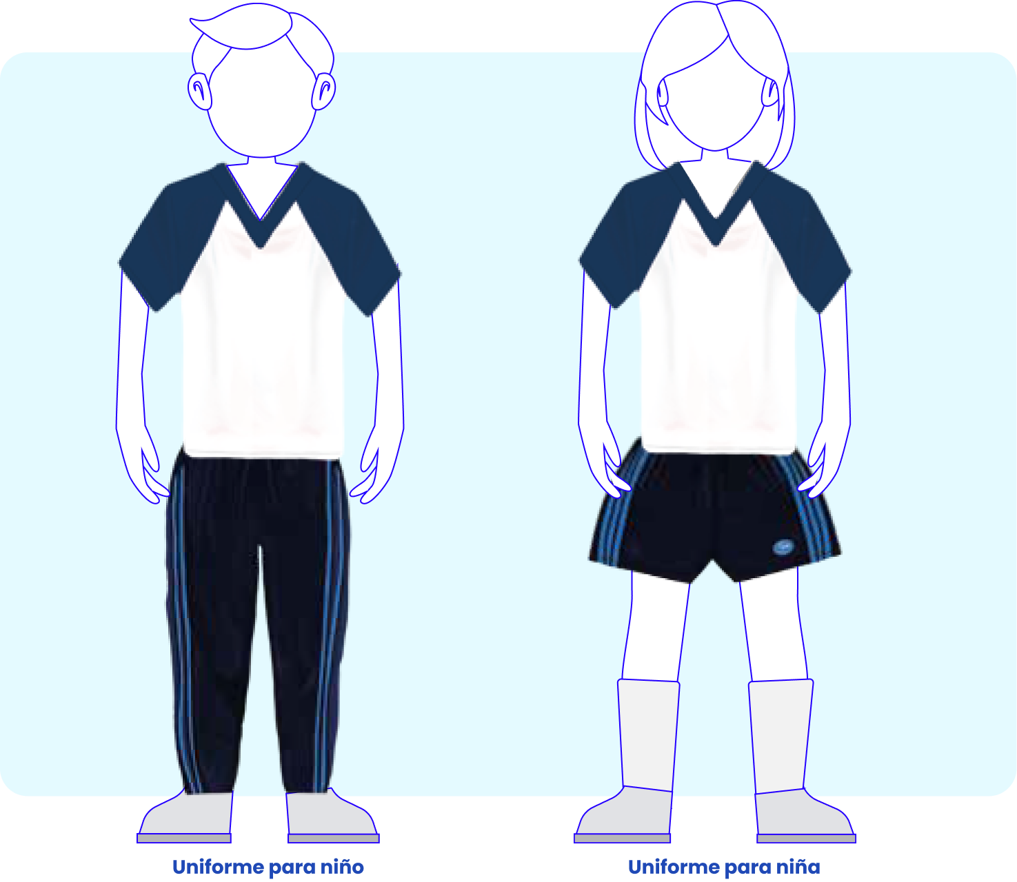 uniformes colegio gimnasio fontana